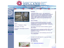 Tablet Screenshot of luchttechniekholland.nl